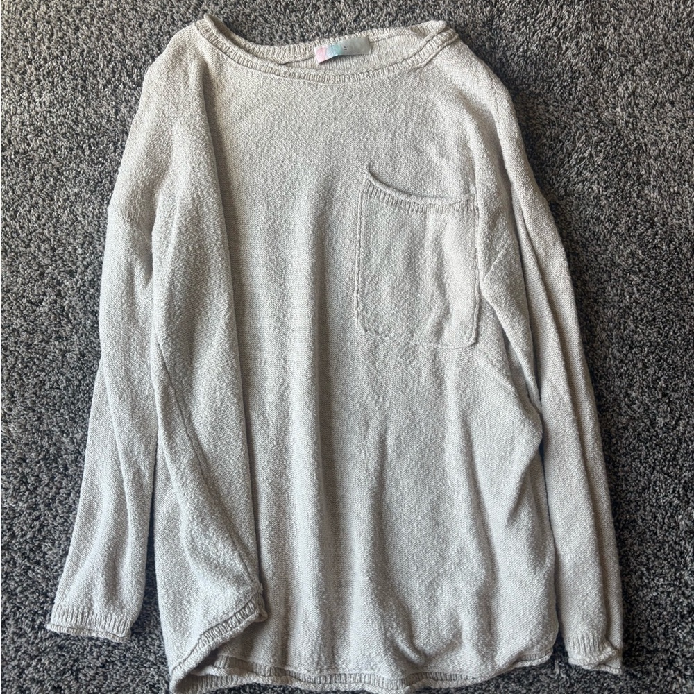 Free People Beach Pocket Front Pullover